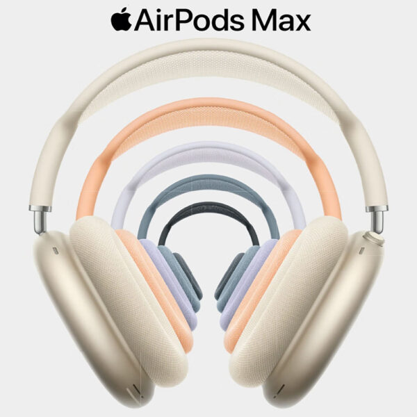 1:1 New Airpods max usb c Top quality metal,Available in black, starlight, and purple
