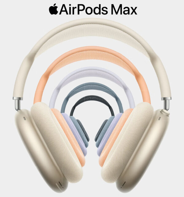 1:1 New Airpods max usb c Top quality metal,Available in black, starlight, and purple - Image 3
